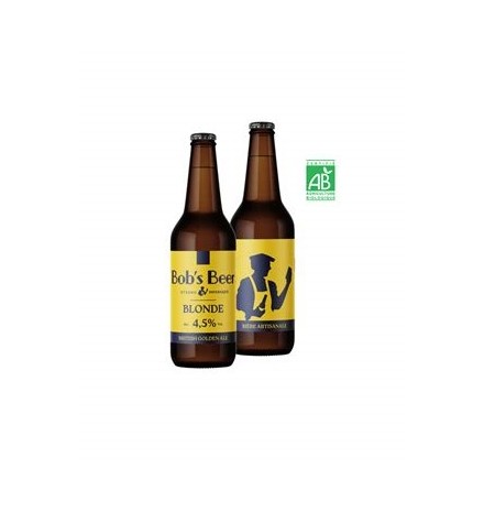 bière basque blonde bio Etxeko Bob's Beer 75 cl