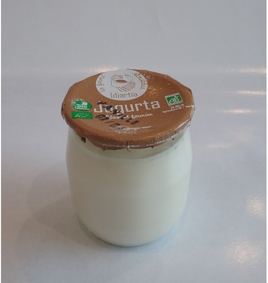 Yaourt de vache a la vanille au lait entier (4x125g).